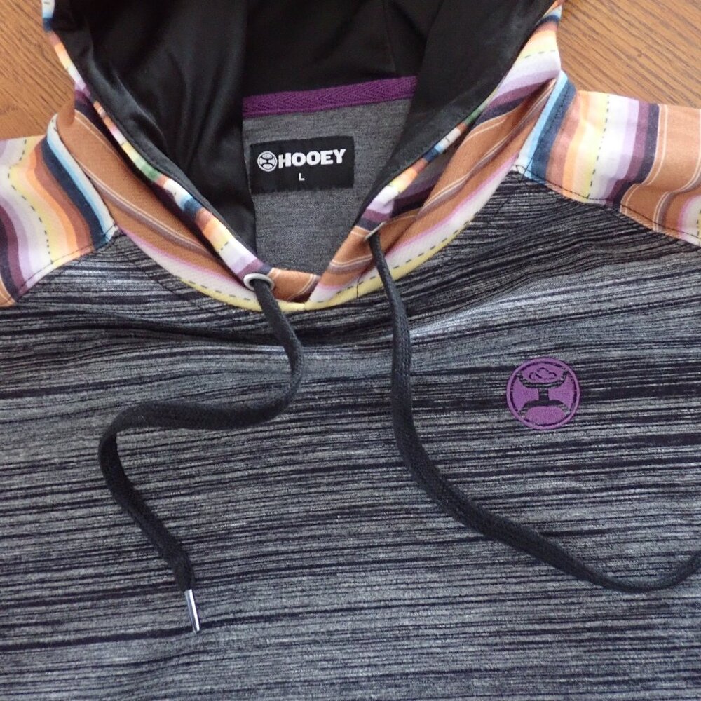 Hooey Space Dye Hoodie Women's Size L Streetwear Punk Skater Style